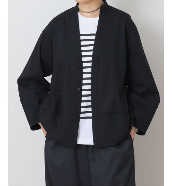journal standard luxe「《予約》クリアTR キーネックブラウス」|シャツ・ブラウス|ブラック