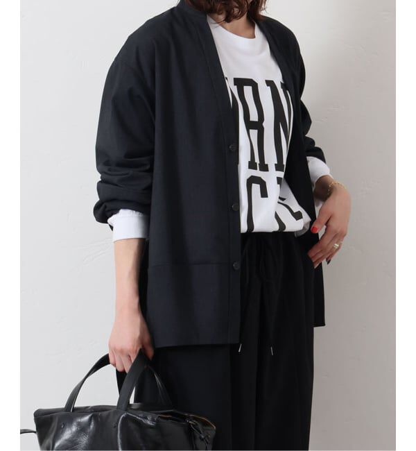 journal standard luxe「《予約》クリアTR キーネックブラウス」|シャツ・ブラウス|グレー