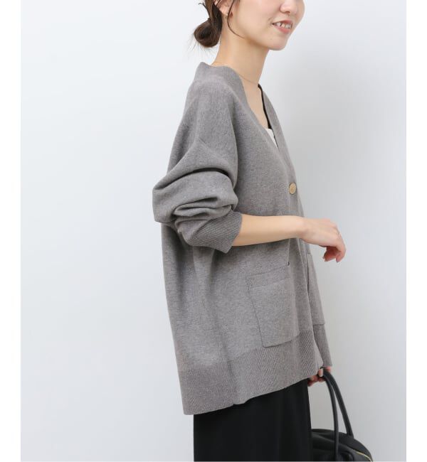 JOURNAL STANDARD relume「《一部WEB限定追加予約3》コットンカシミヤミックスダブルニットVネックカーディガン」|カーディガン|