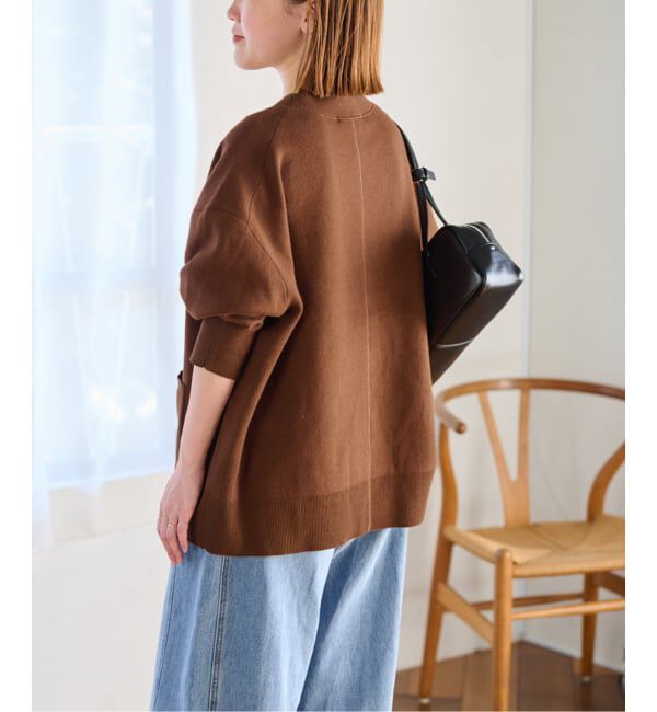 JOURNAL STANDARD relume「《一部WEB限定追加予約3》コットンカシミヤミックスダブルニットVネックカーディガン」|カーディガン|