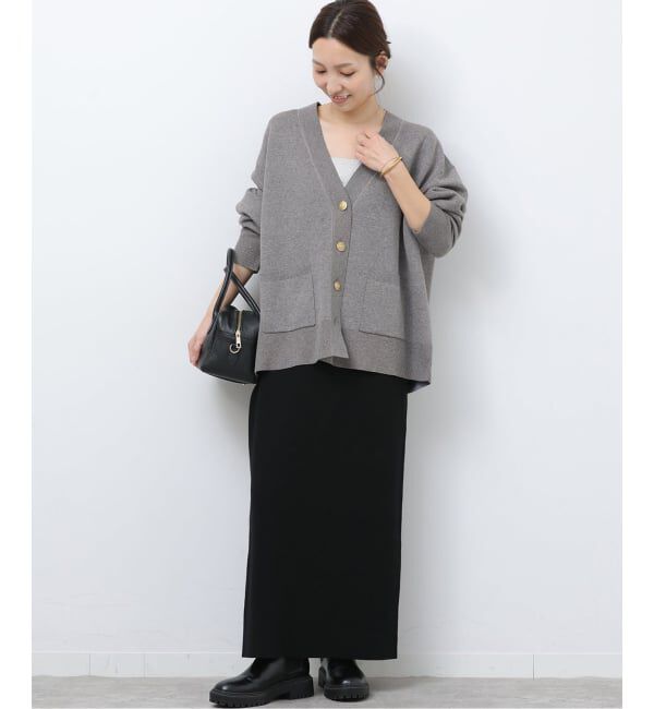 JOURNAL STANDARD relume「《一部WEB限定追加予約3》コットンカシミヤミックスダブルニットVネックカーディガン」|カーディガン|