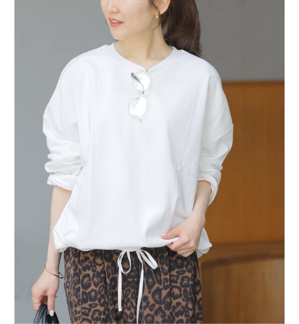 JOURNAL STANDARD relume「《追加予約4》ギャザーヘムロングスリーブ」|Tシャツ・カットソー|