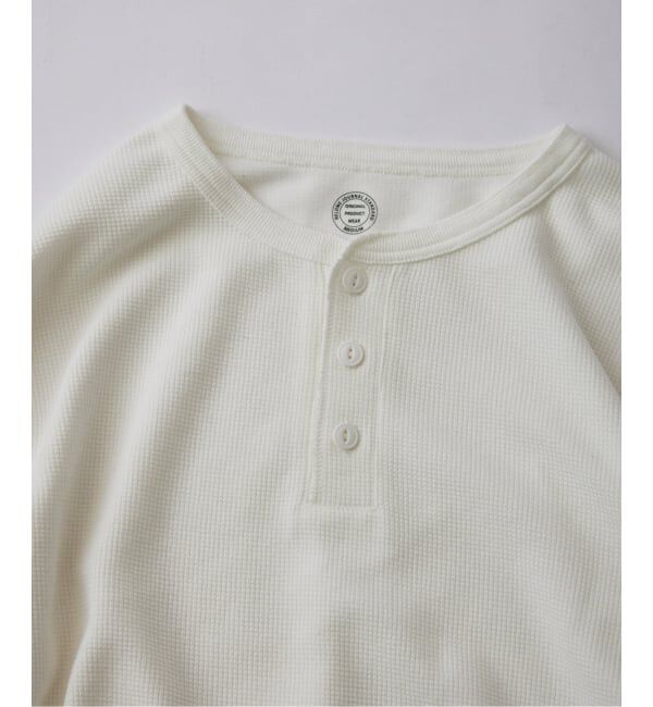 JOURNAL STANDARD relume「《予約》ヴァリアス ワッフル ヘンリーネック」|Tシャツ・カットソー|