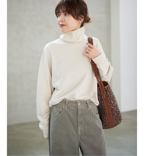 Spick and Span「《WEB限定 / 追加》裏毛ハイネックプルオーバー」|スウェット・ジャージ|