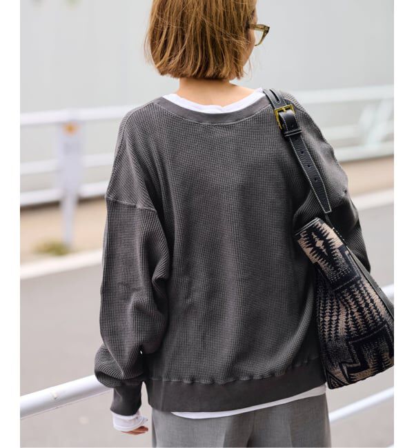 FRAMeWORK「≪WEB限定 / 追加≫ワッフルヘンリープルオーバー」|Tシャツ・カットソー|
