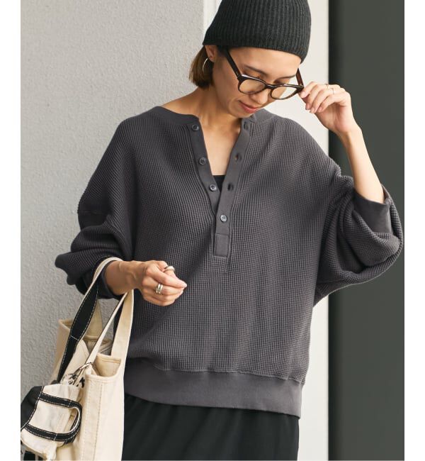 FRAMeWORK「≪WEB限定 / 追加≫ワッフルヘンリープルオーバー」|Tシャツ・カットソー|