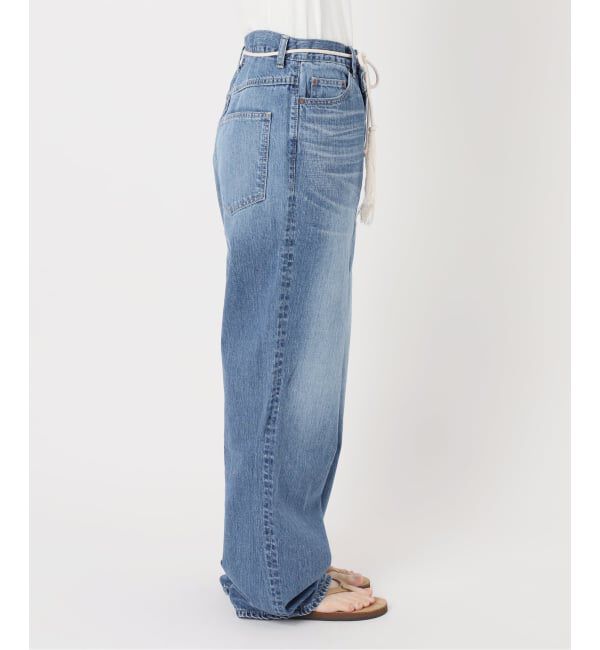 FRAMeWORK「BIG JOHN&times;BETTER THAN GOOD SLEEK WIDE LEG デニム」|デニム|