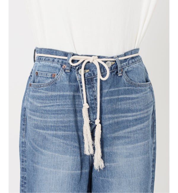 FRAMeWORK「BIG JOHN&times;BETTER THAN GOOD SLEEK WIDE LEG デニム」|デニム|