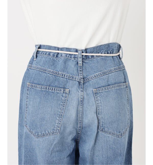 FRAMeWORK「BIG JOHN&times;BETTER THAN GOOD SLEEK WIDE LEG デニム」|デニム|