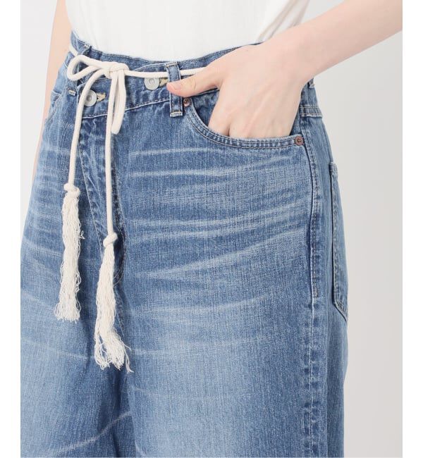 FRAMeWORK「BIG JOHN&times;BETTER THAN GOOD SLEEK WIDE LEG デニム」|デニム|