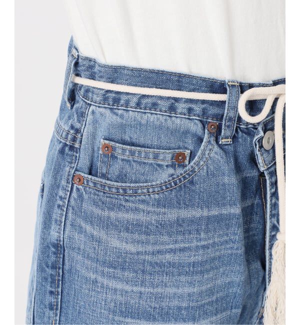 FRAMeWORK「BIG JOHN&times;BETTER THAN GOOD SLEEK WIDE LEG デニム」|デニム|