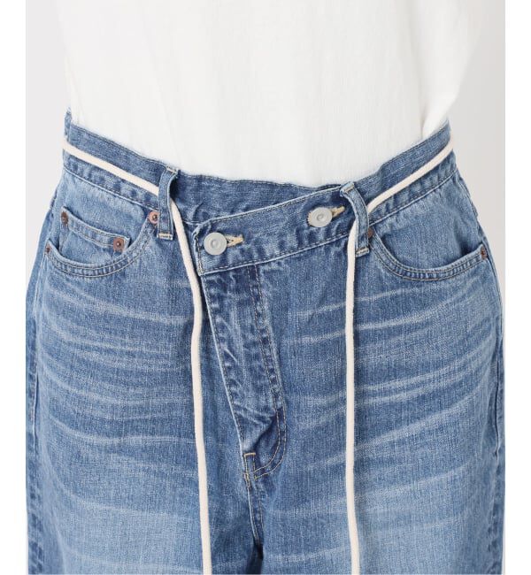 FRAMeWORK「BIG JOHN&times;BETTER THAN GOOD SLEEK WIDE LEG デニム」|デニム|