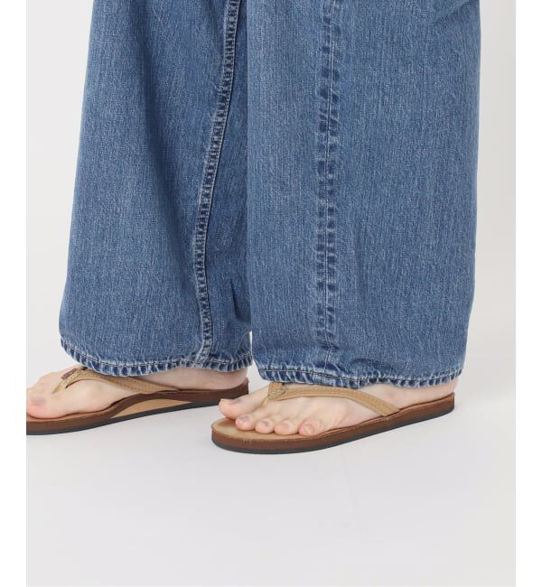 FRAMeWORK「BIG JOHN&times;BETTER THAN GOOD SLEEK WIDE LEG デニム」|デニム|
