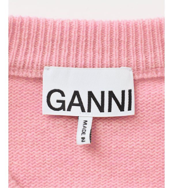 U by SPICK&SPAN「《新宿・WEB限定》GANNI / ガニー Graphic Wool Sweater Crab」|ニット・セーター|
