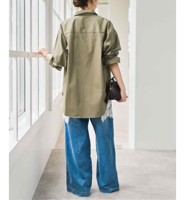 Spick and Span「ソフトオックスルーズシャツ」|シャツ・ブラウス|