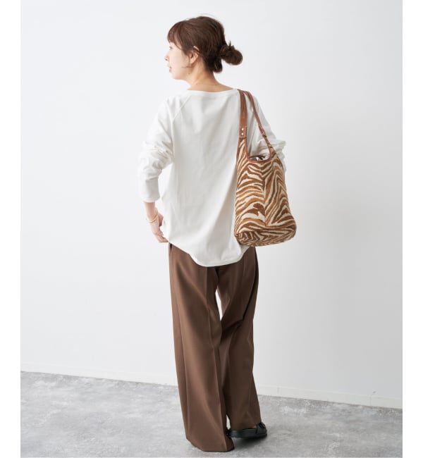 Spick and Span「《追加2予約》ボートネックバックタックプルオーバー」|Tシャツ・カットソー|