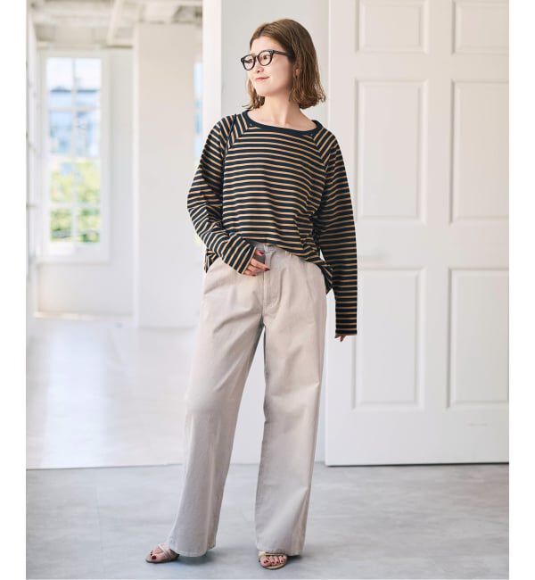 Spick and Span「《追加2予約》ボートネックバックタックプルオーバー」|Tシャツ・カットソー|