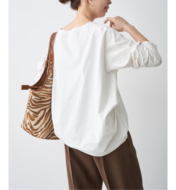 Spick and Span「《追加2予約》ボートネックバックタックプルオーバー」|Tシャツ・カットソー|