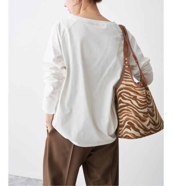 Spick and Span「《追加2予約》ボートネックバックタックプルオーバー」|Tシャツ・カットソー|