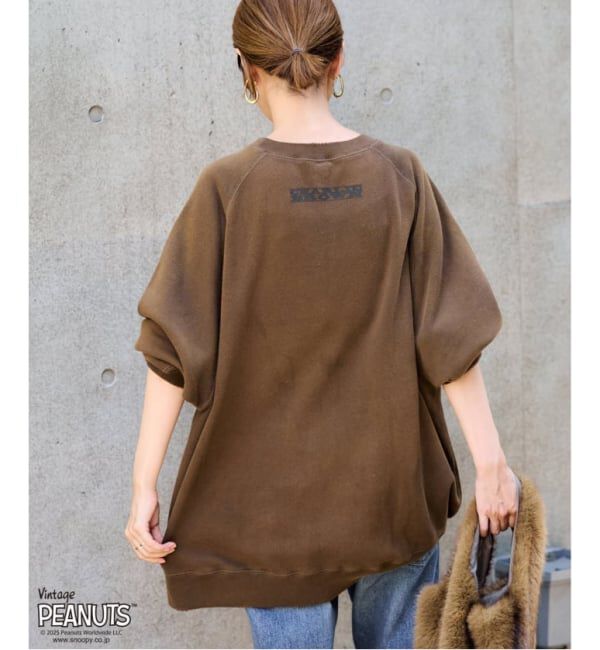 FRAMeWORK「≪追加予約≫MEAN MACHINE AGE 別注 PEANUTS VTG CREW SWT "CHARLIE"」|スウェット・ジャージ|