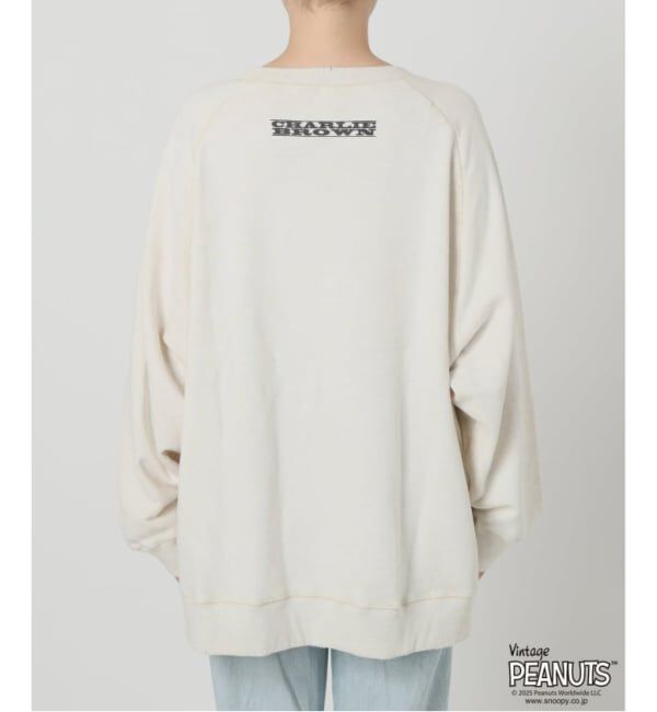 FRAMeWORK「≪追加予約≫MEAN MACHINE AGE 別注 PEANUTS VTG CREW SWT "CHARLIE"」|スウェット・ジャージ|