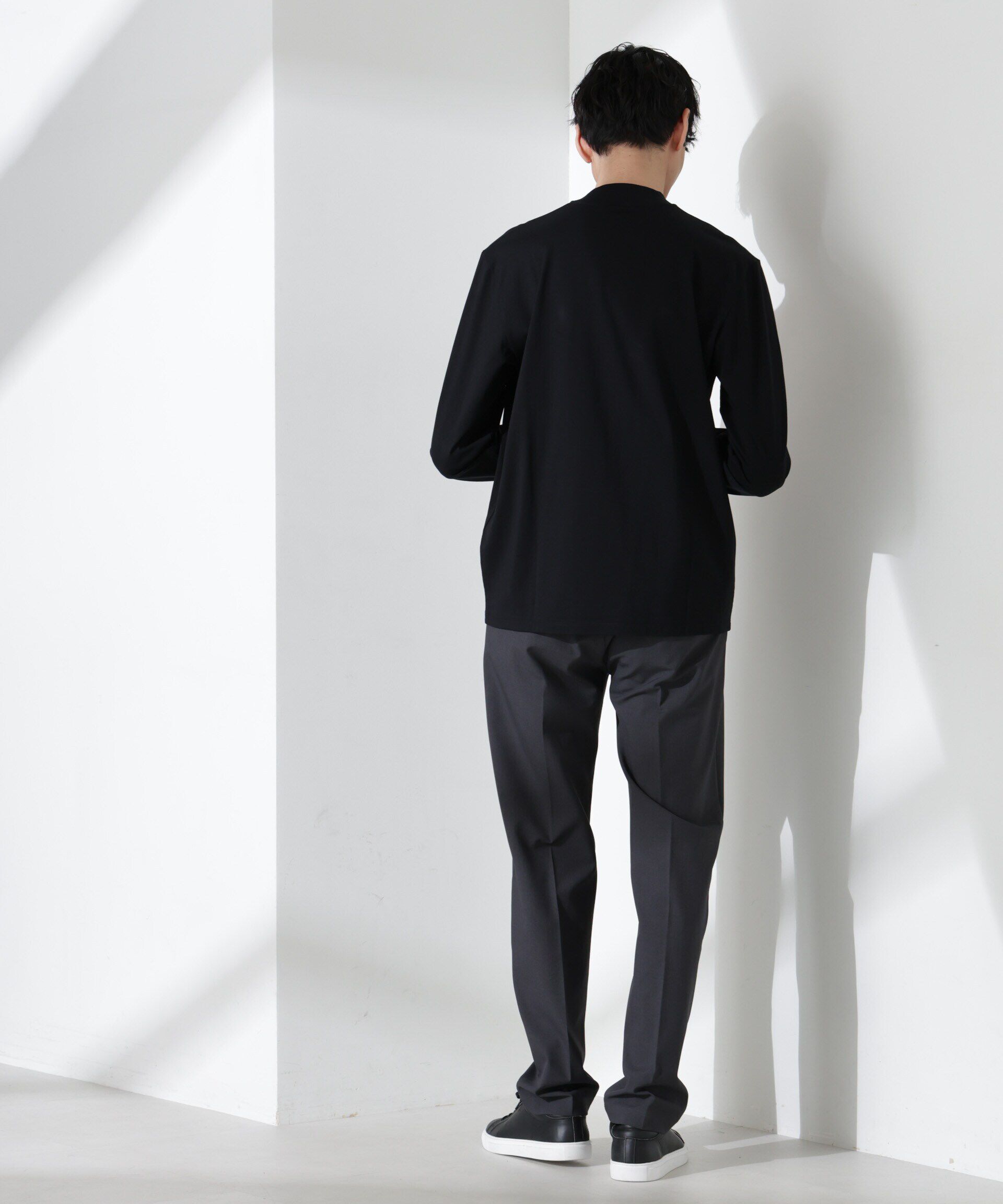 NANO universe「ジャケT(R) クルーネック 長袖」|Tシャツ・カットソー|