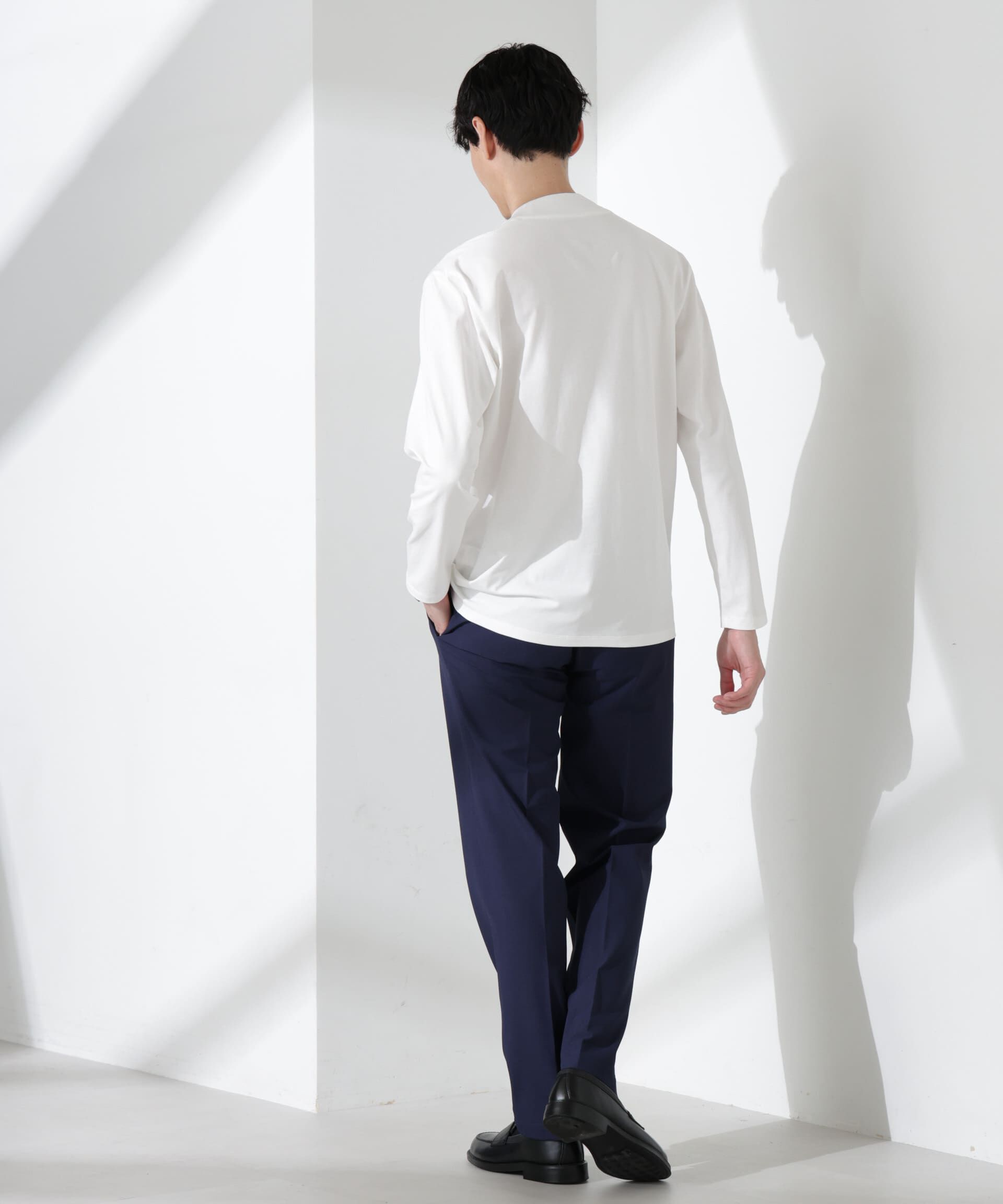 NANO universe「ジャケT(R) クルーネック 長袖」|Tシャツ・カットソー|