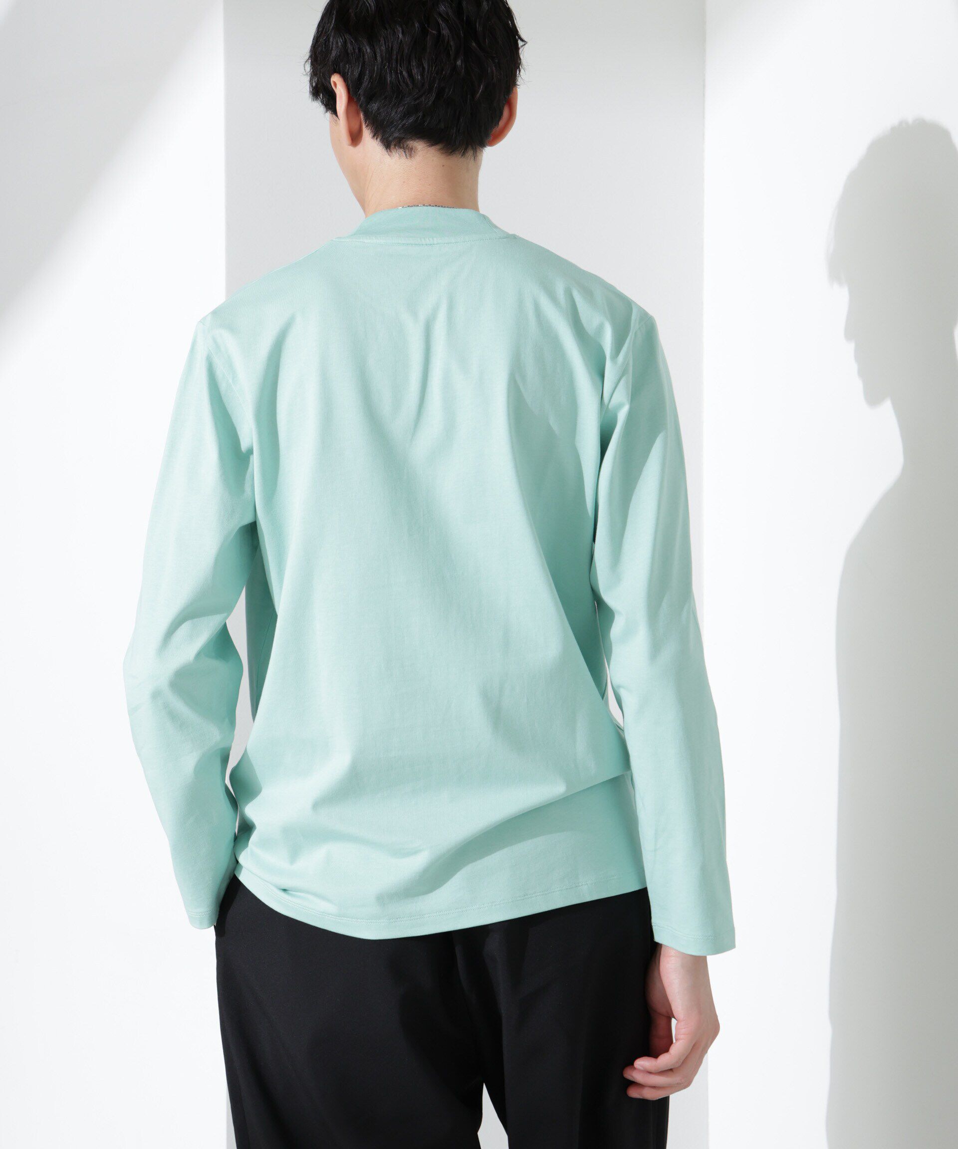 NANO universe「ジャケT(R) クルーネック 長袖」|Tシャツ・カットソー|