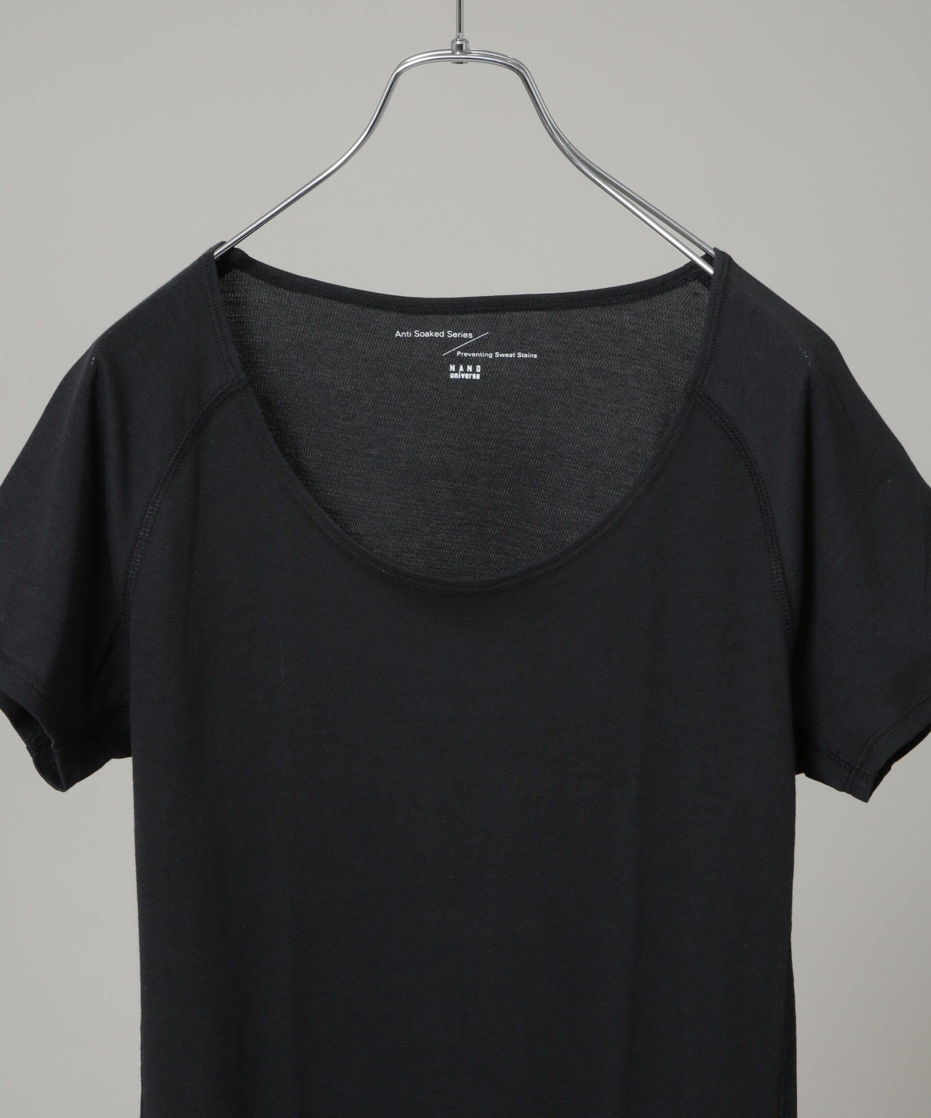 NANO universe「Anti Soaked(R)  Plus インナーTシャツ 半袖」|Tシャツ・カットソー|