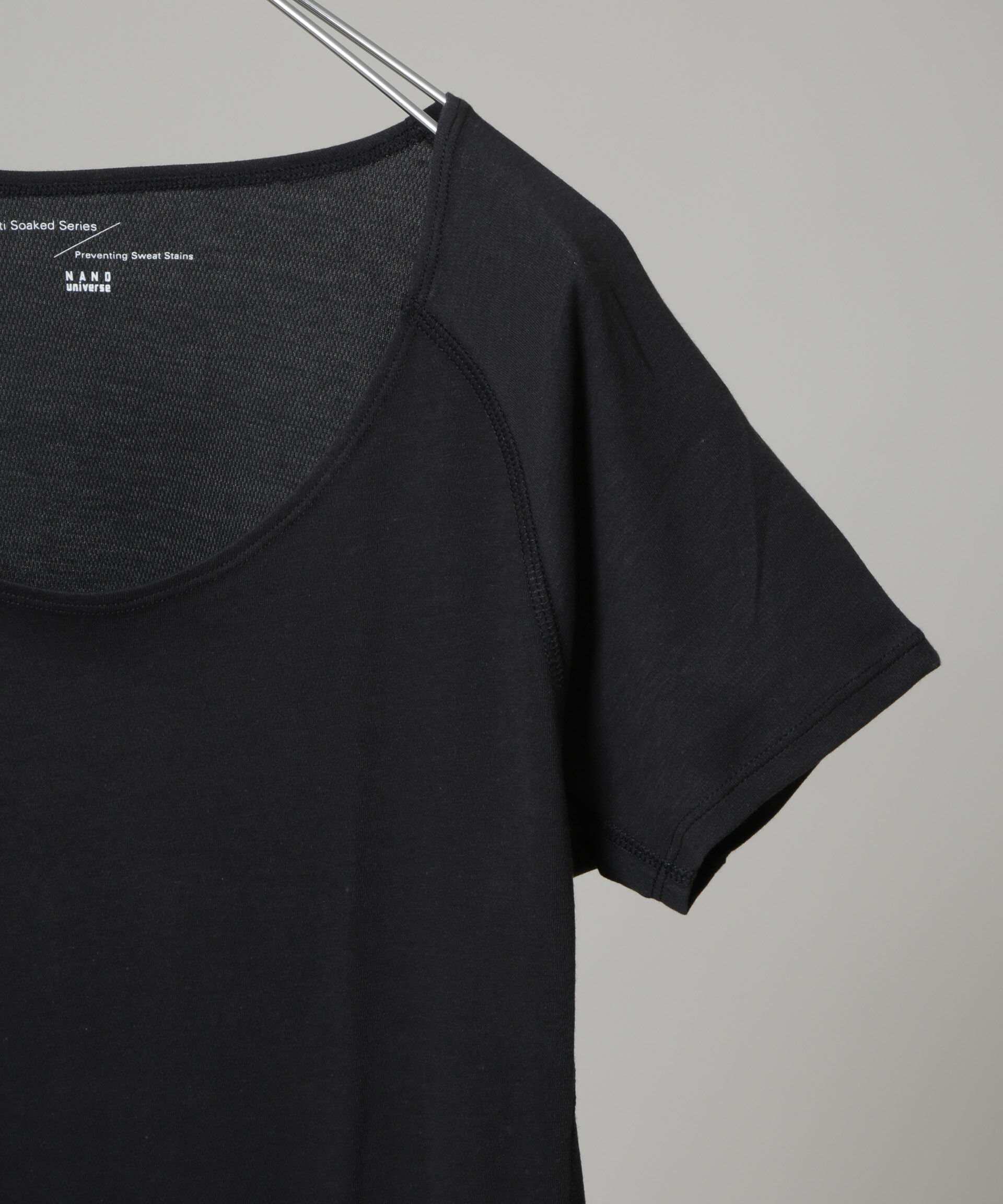 NANO universe「Anti Soaked(R)  Plus インナーTシャツ 半袖」|Tシャツ・カットソー|