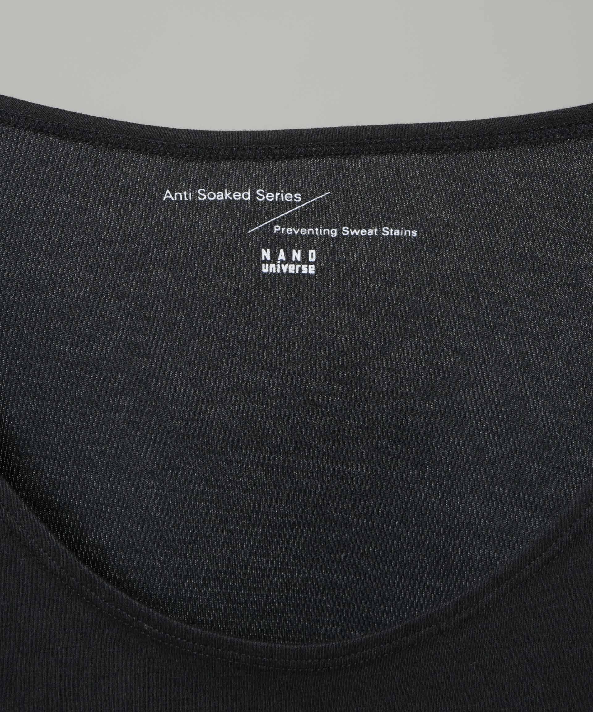 NANO universe「Anti Soaked(R)  Plus インナーTシャツ 半袖」|Tシャツ・カットソー|