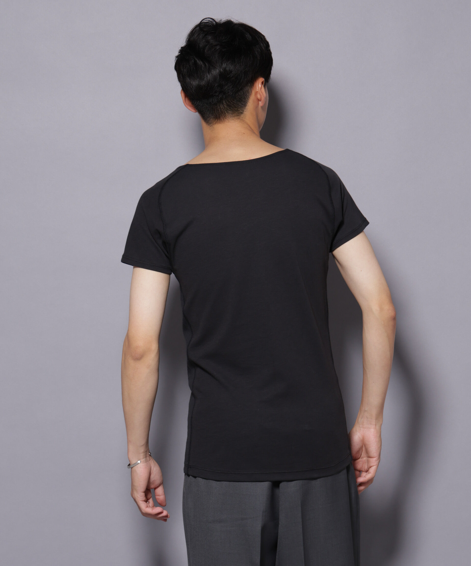 NANO universe「Anti Soaked(R)  Plus インナーTシャツ 半袖」|Tシャツ・カットソー|