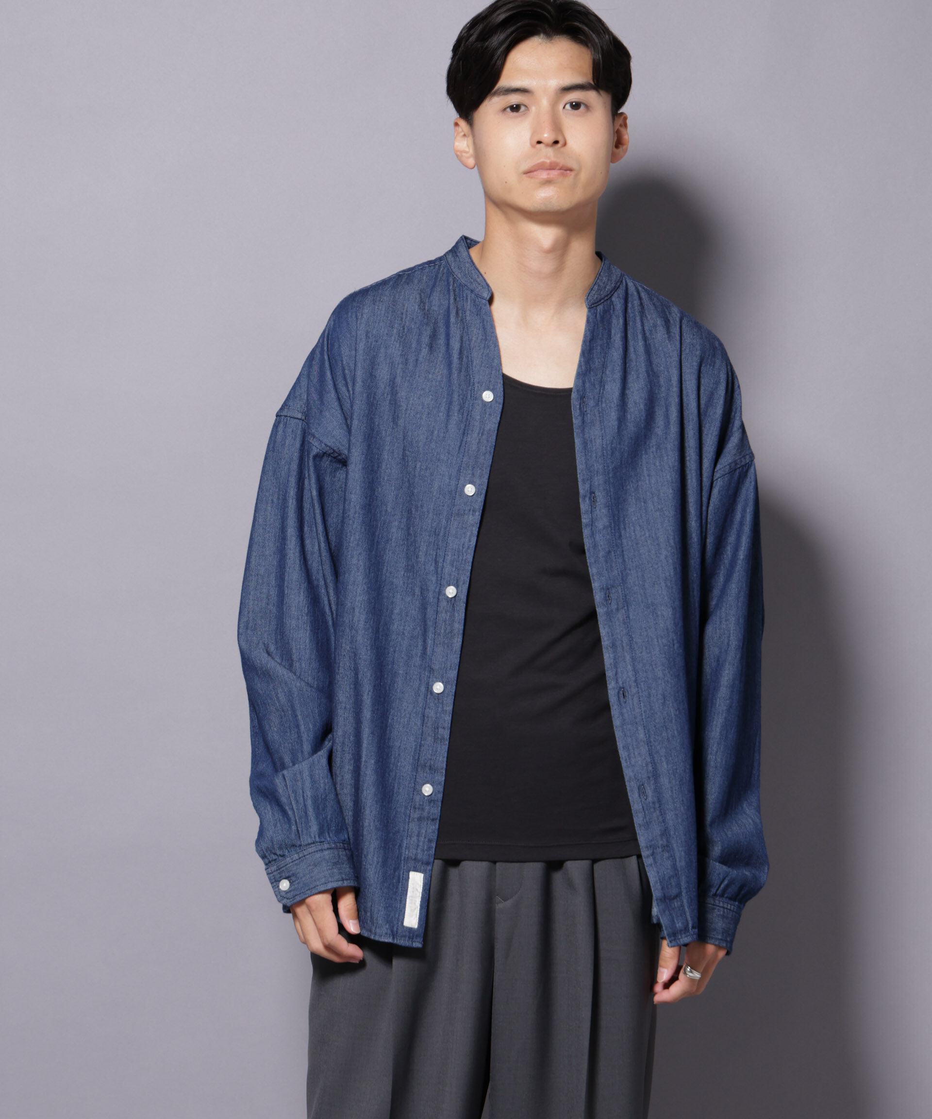 NANO universe「Anti Soaked(R)  Plus インナーTシャツ 半袖」|Tシャツ・カットソー|