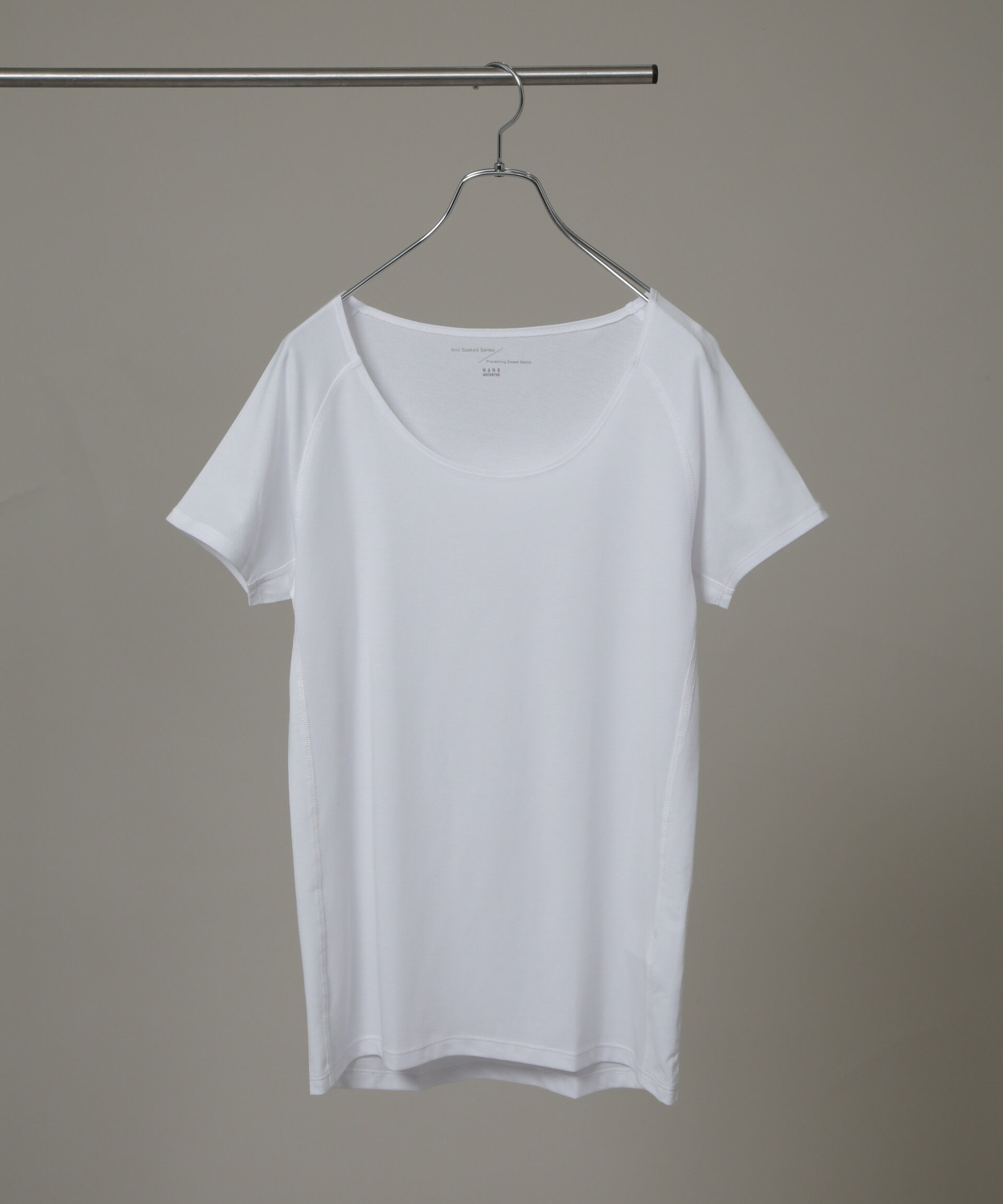 NANO universe「Anti Soaked(R)  Plus インナーTシャツ 半袖」|Tシャツ・カットソー|