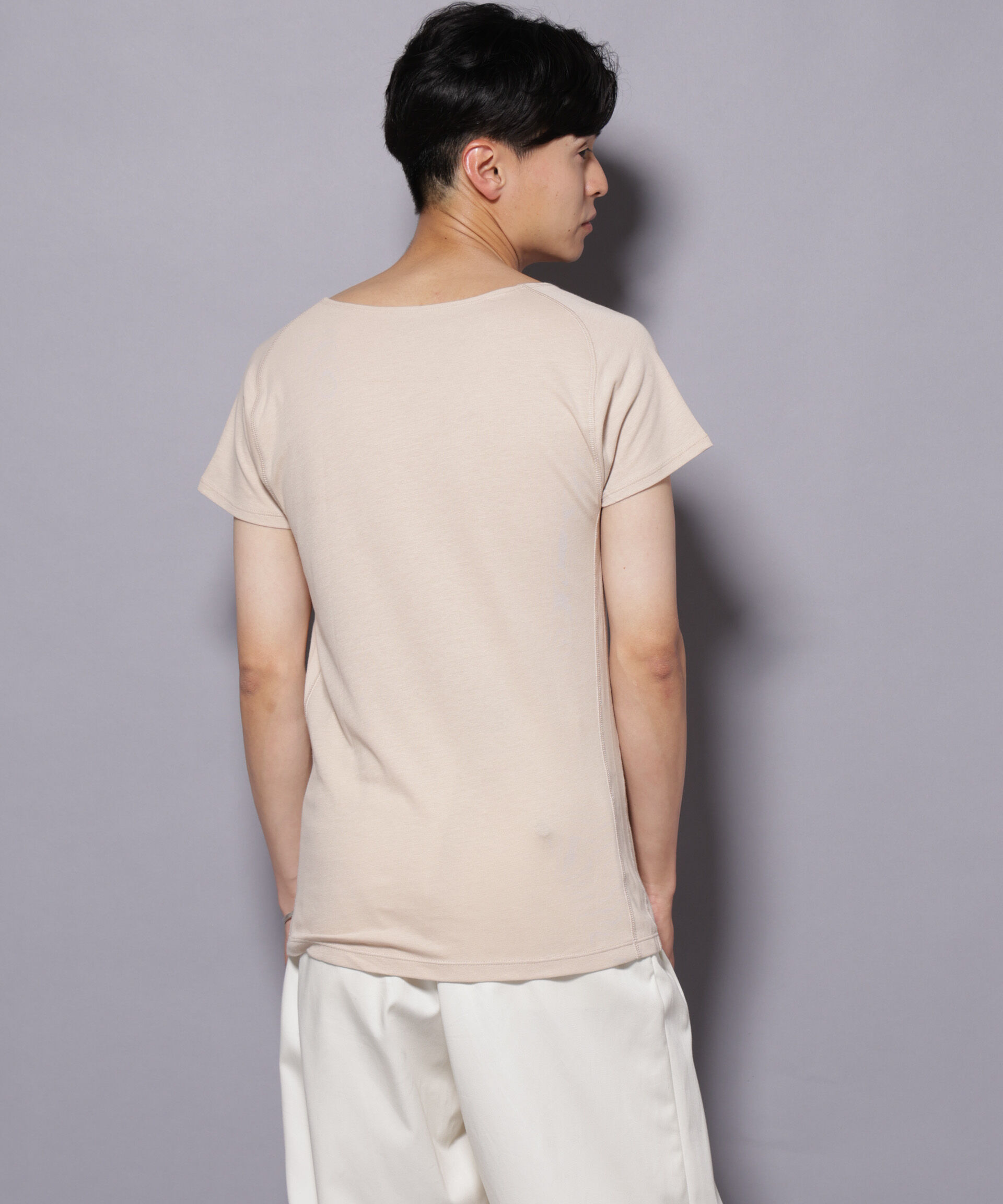 NANO universe「Anti Soaked(R)  Plus インナーTシャツ 半袖」|Tシャツ・カットソー|