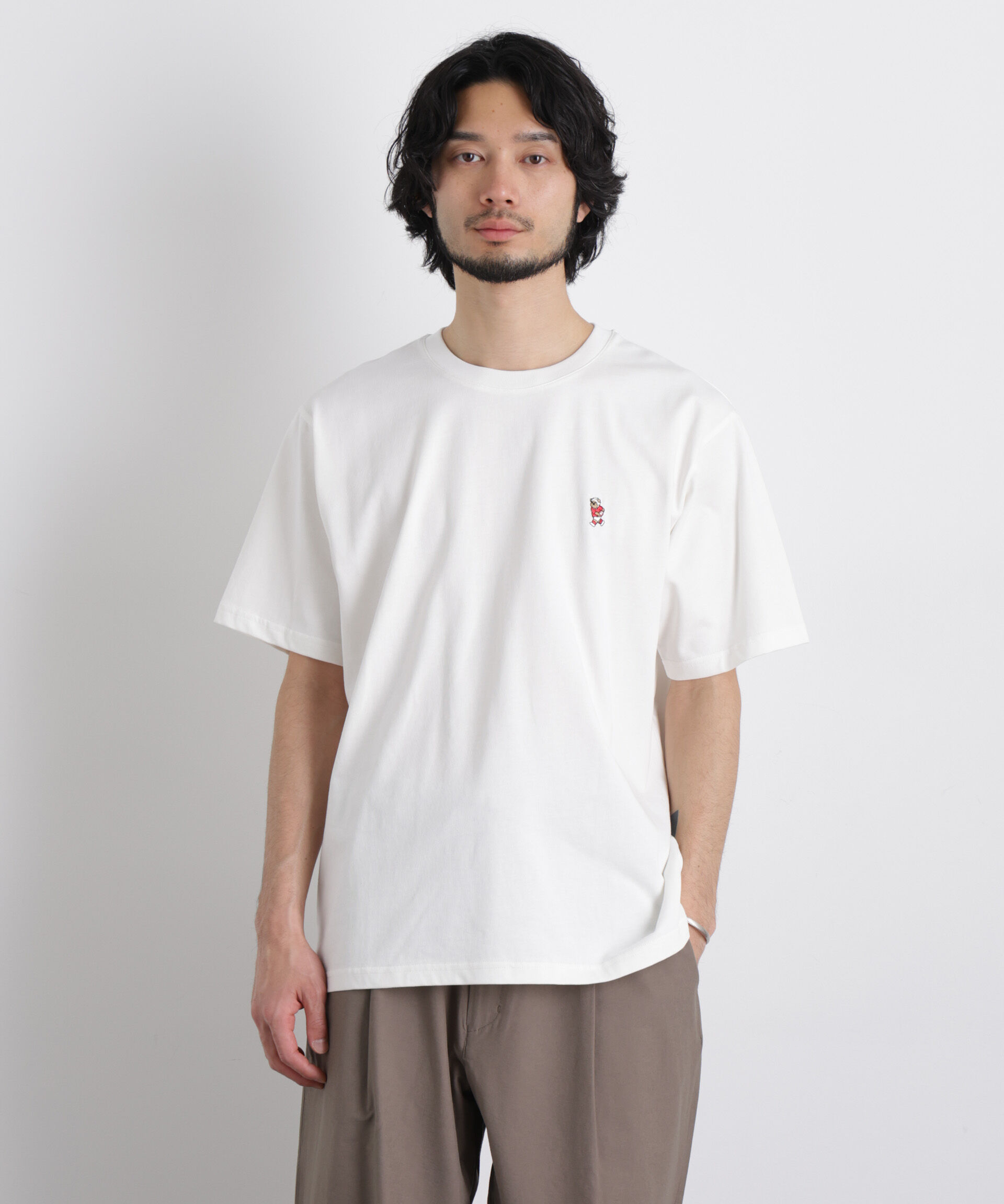 NANO universe「ナノベア Tシャツ 半袖  ラグビー」|Tシャツ・カットソー|