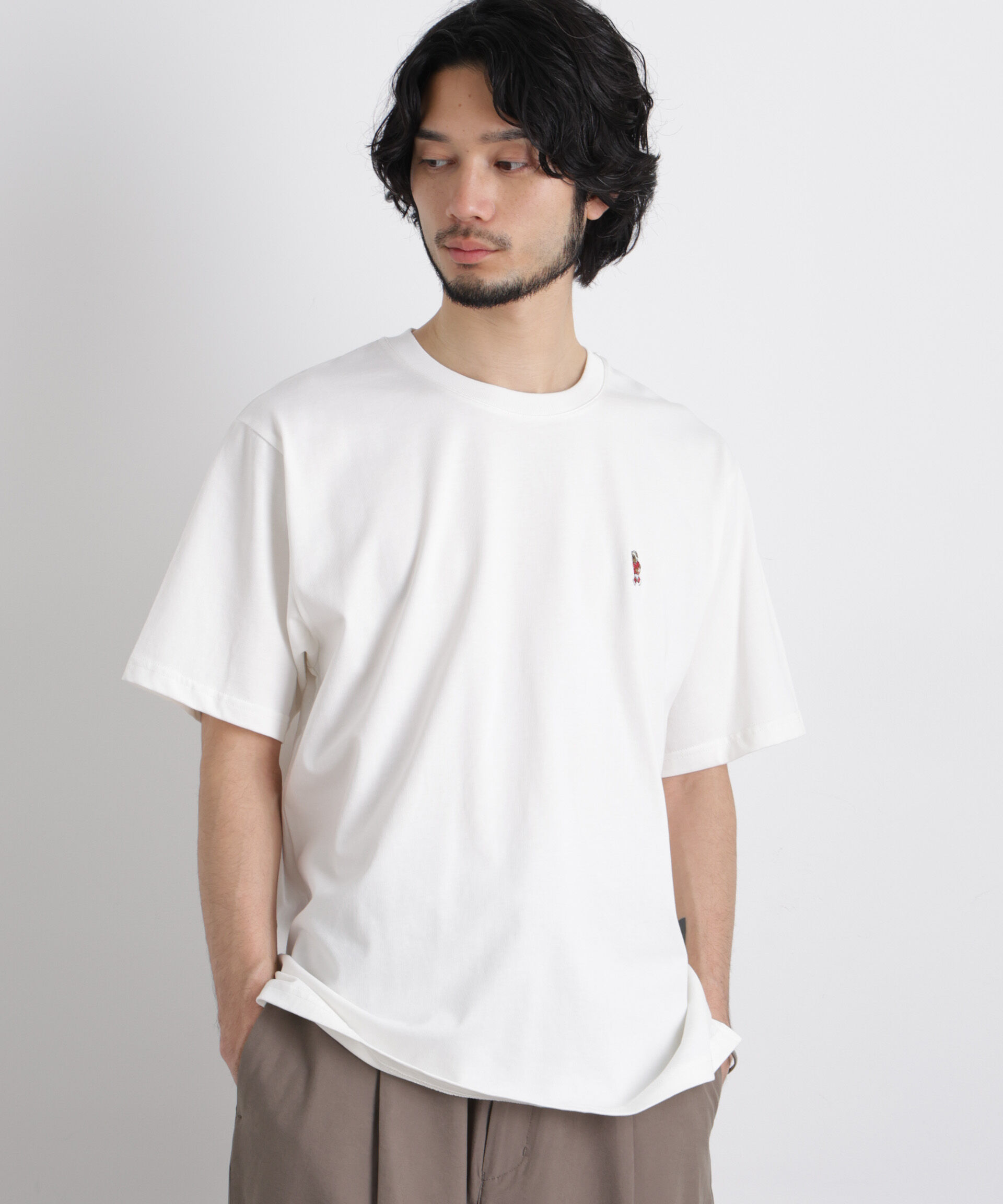 NANO universe「ナノベア Tシャツ 半袖  ラグビー」|Tシャツ・カットソー|
