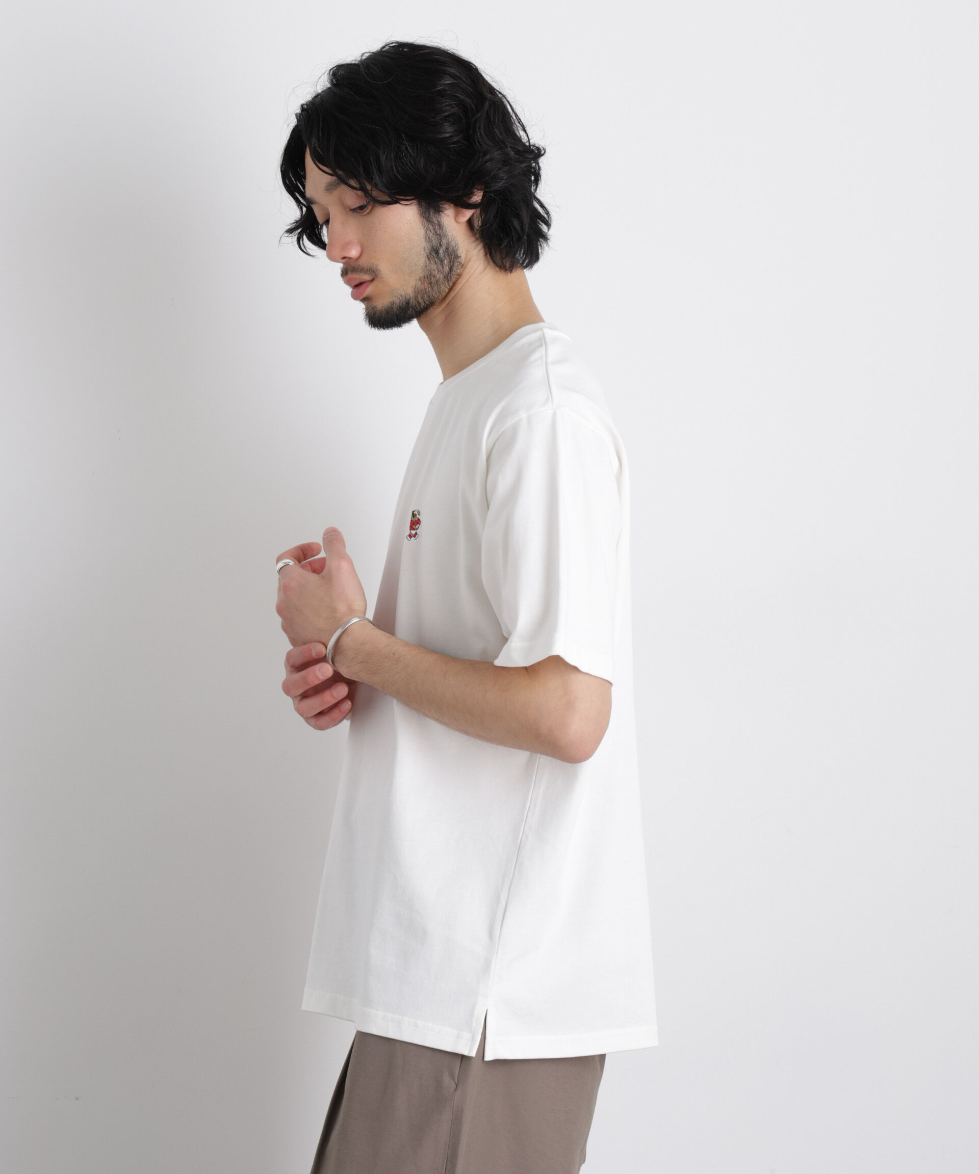 NANO universe「ナノベア Tシャツ 半袖  ラグビー」|Tシャツ・カットソー|