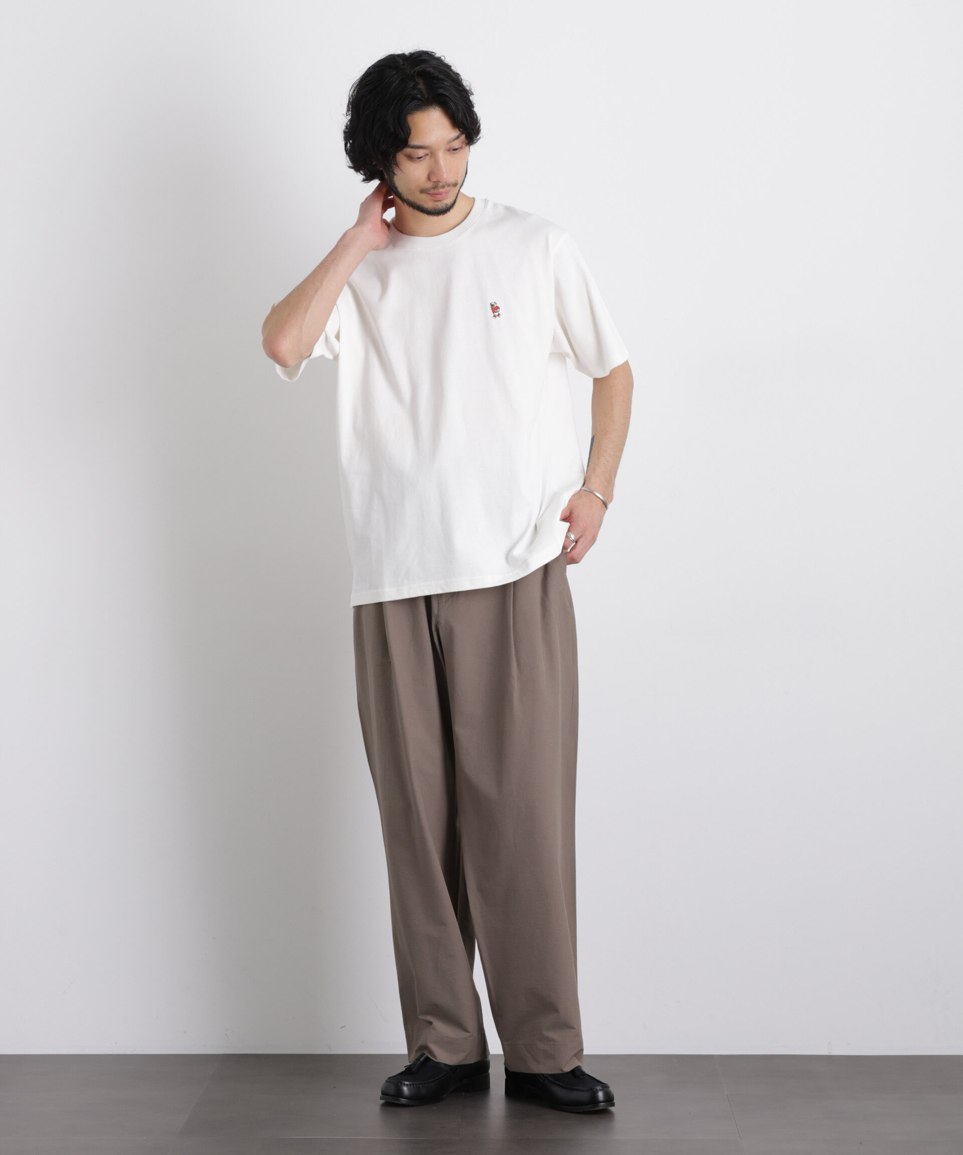 NANO universe「ナノベア Tシャツ 半袖  ラグビー」|Tシャツ・カットソー|