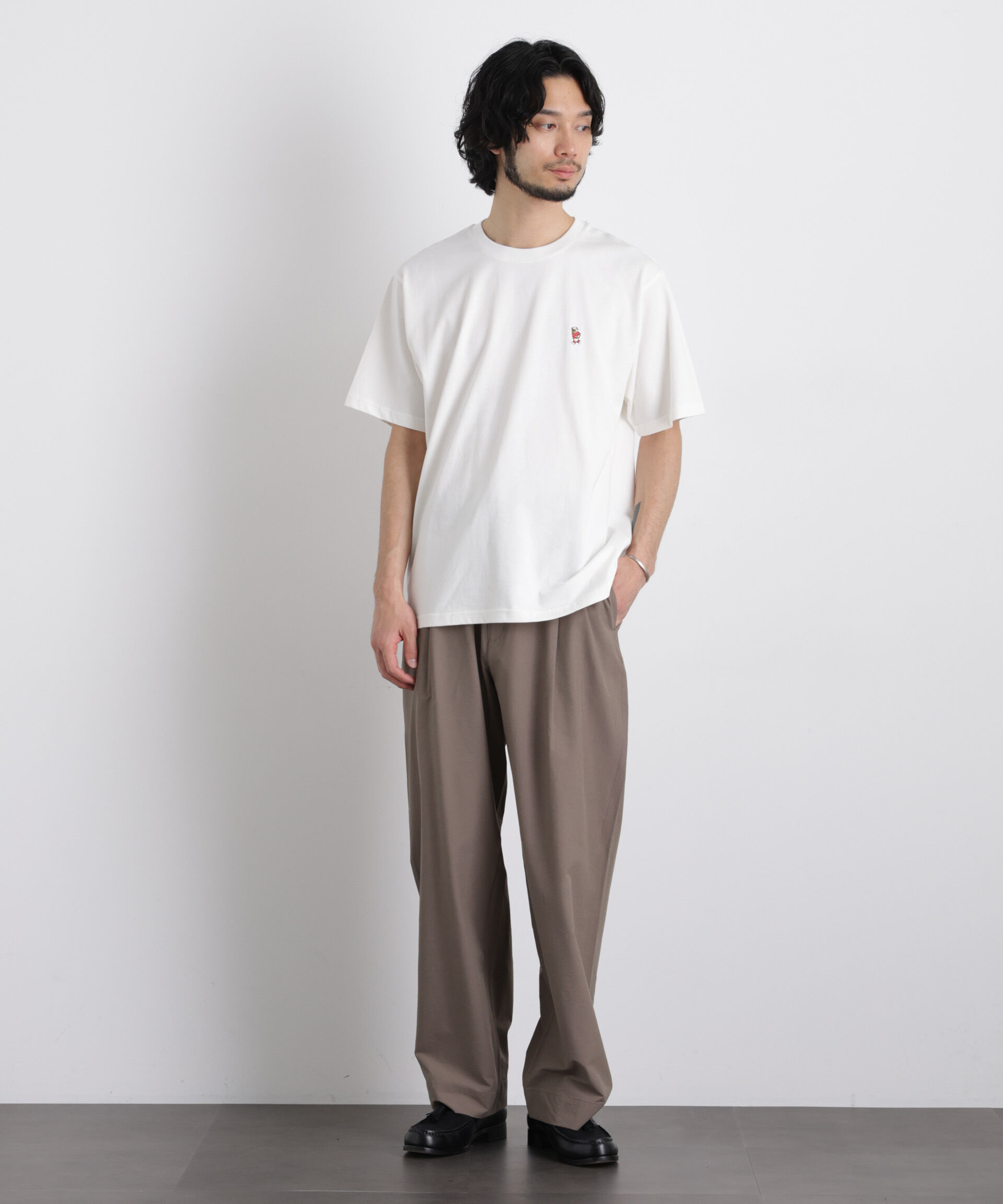 NANO universe「ナノベア Tシャツ 半袖  ラグビー」|Tシャツ・カットソー|