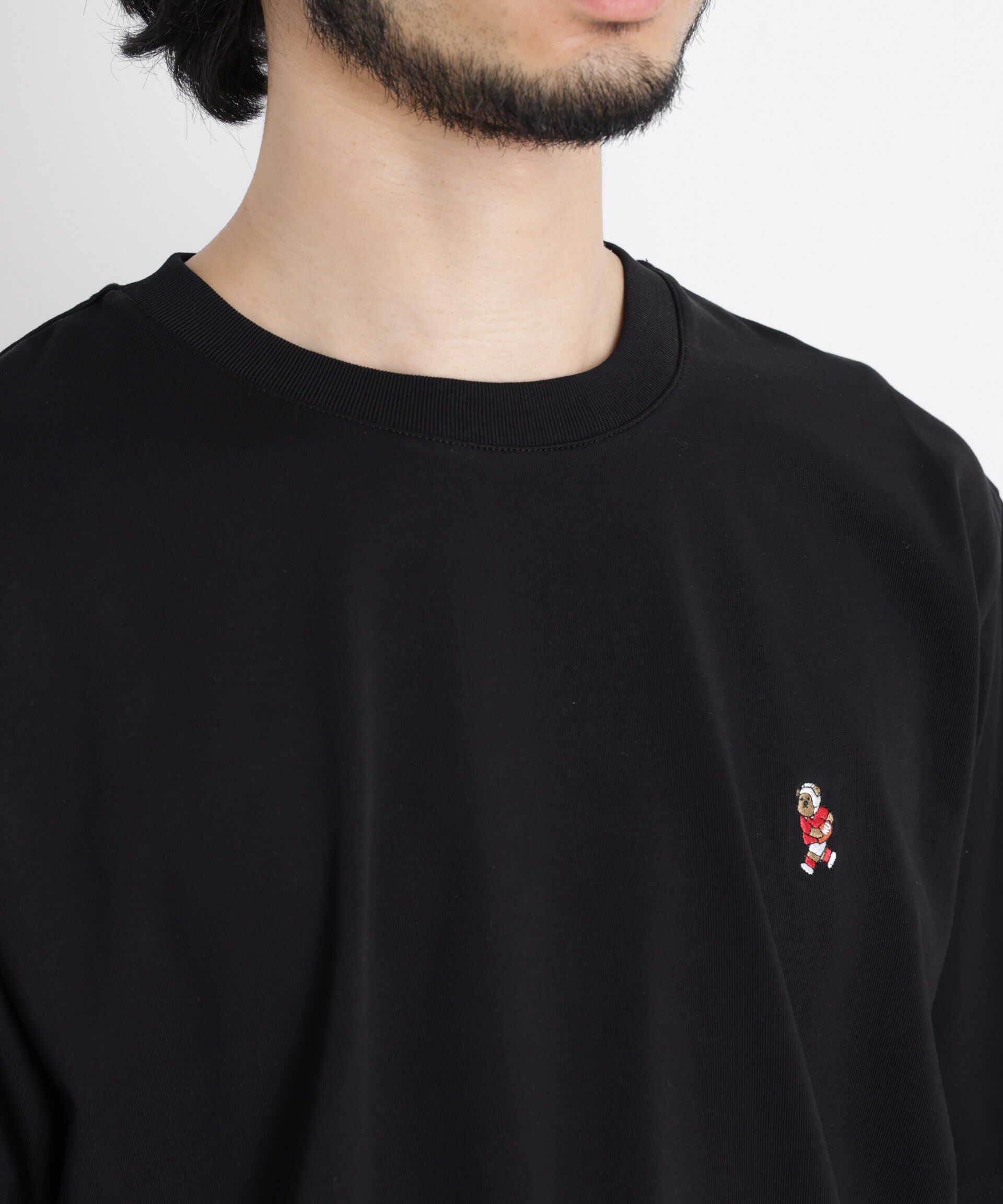 NANO universe「ナノベア Tシャツ 半袖  ラグビー」|Tシャツ・カットソー|