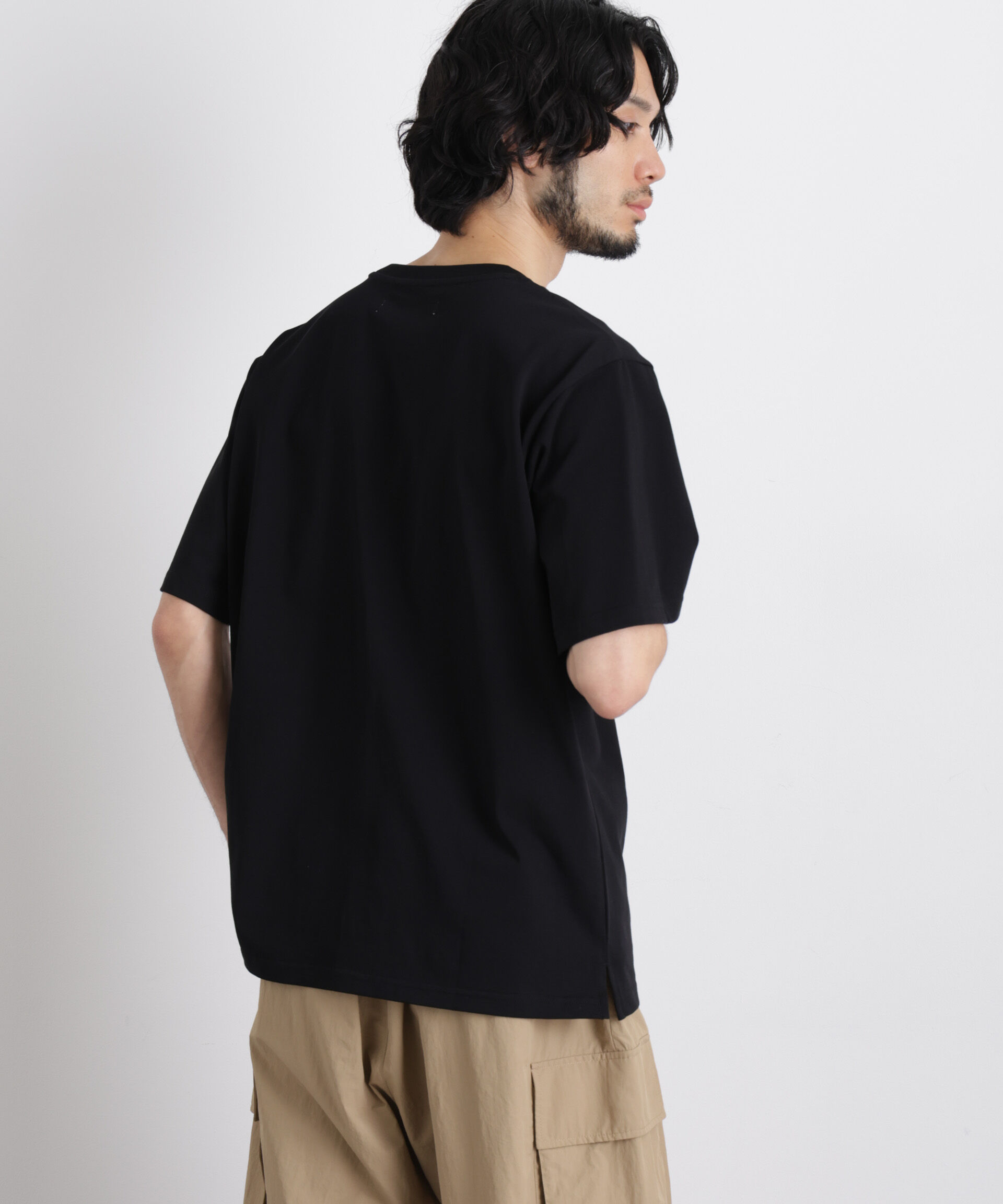 NANO universe「ナノベア Tシャツ 半袖  ラグビー」|Tシャツ・カットソー|