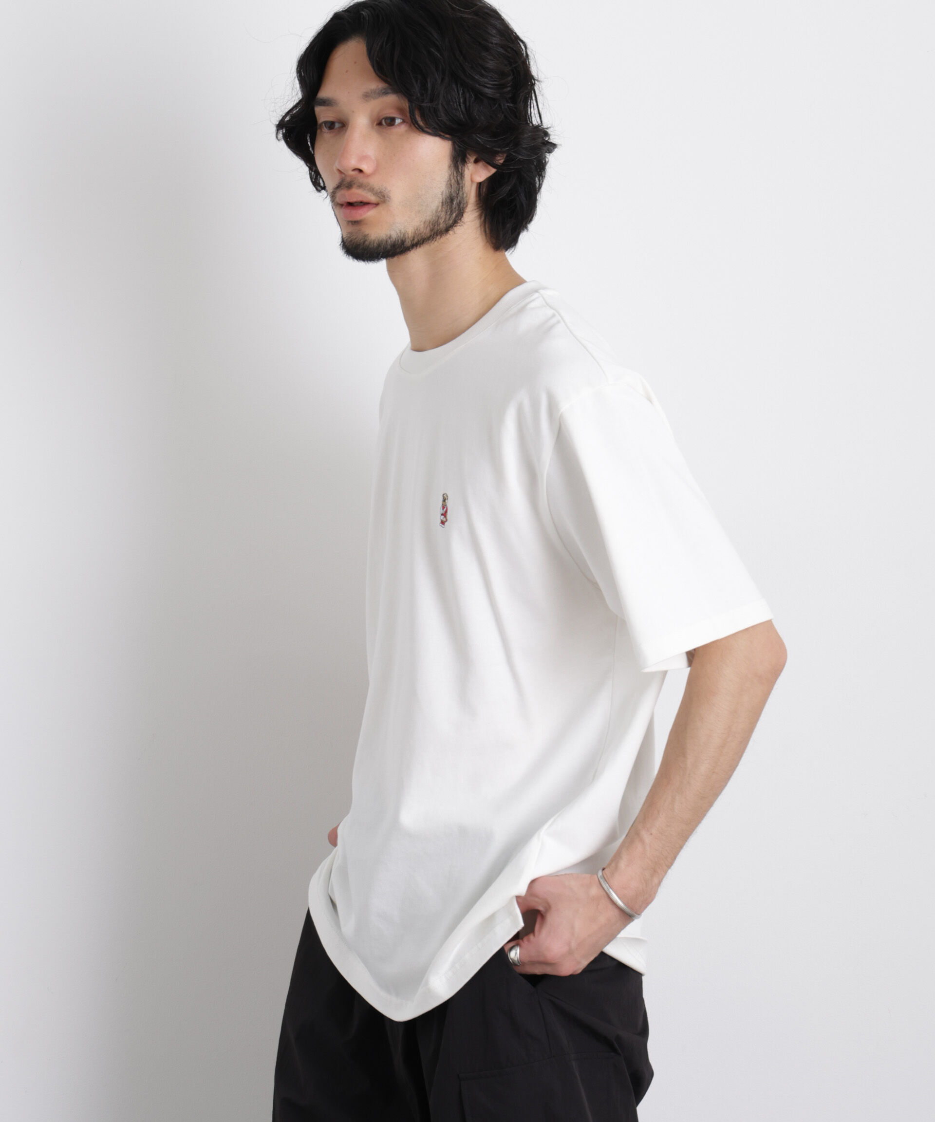 NANO universe「ナノベア Tシャツ 半袖  ラグビー」|Tシャツ・カットソー|