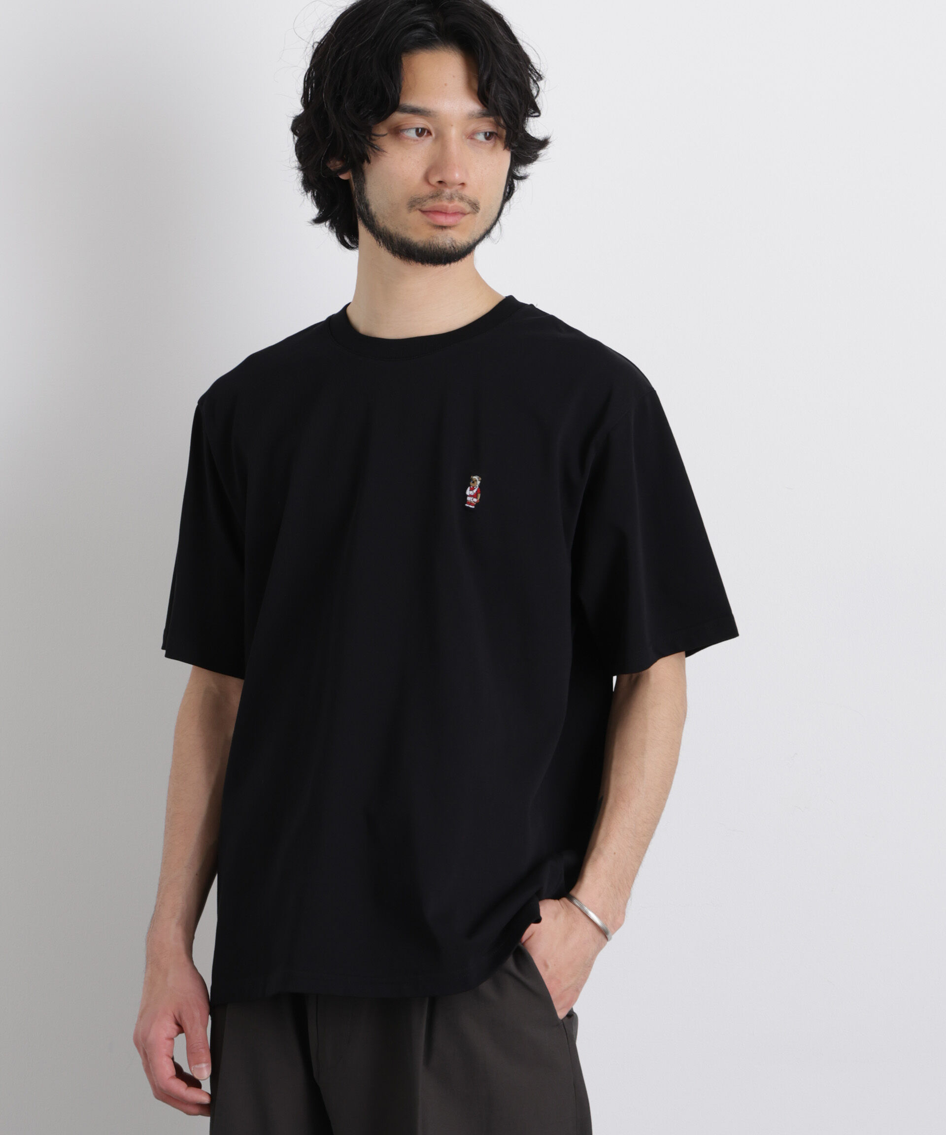 NANO universe「ナノベア Tシャツ 半袖  ラグビー」|Tシャツ・カットソー|