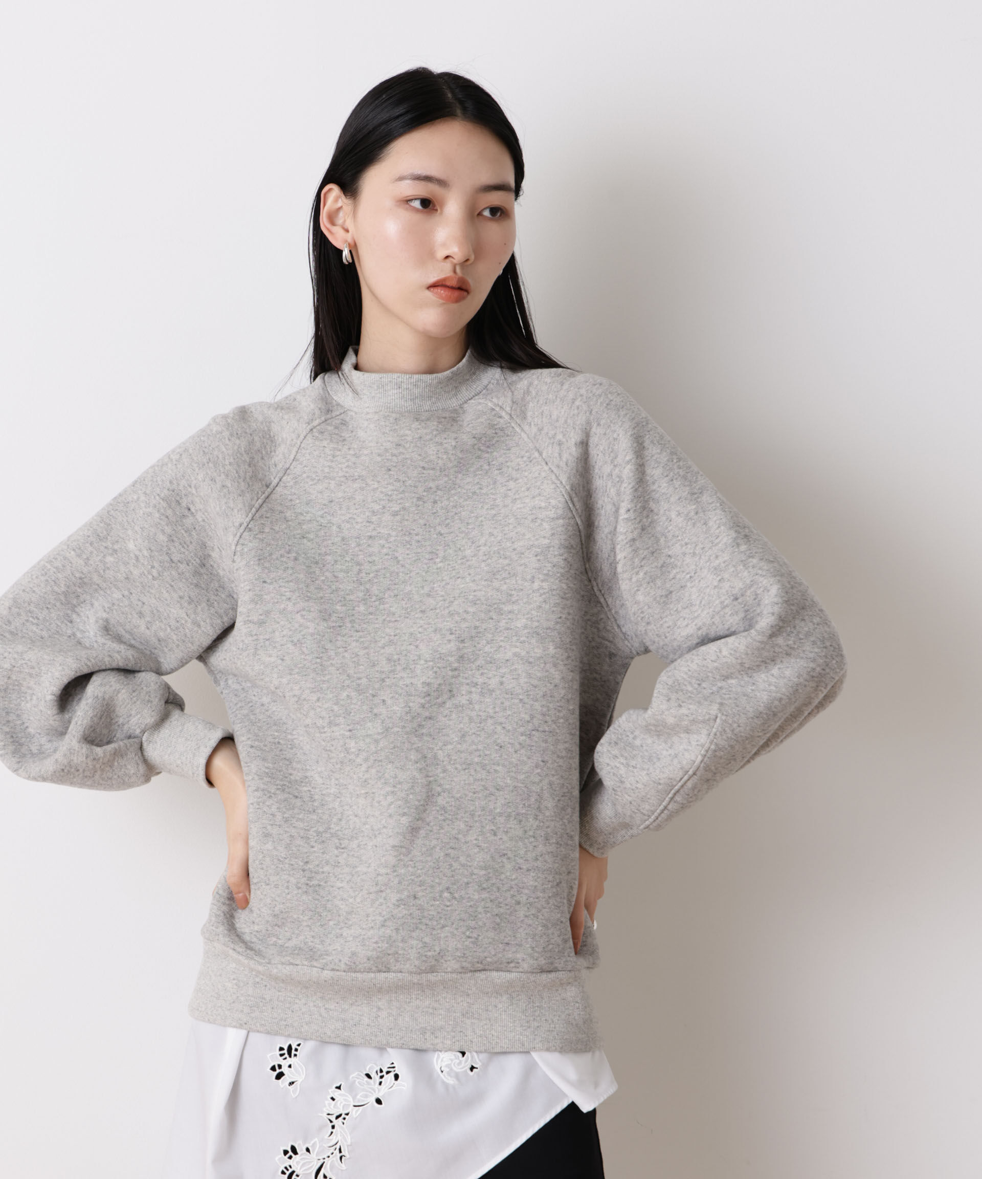 nano･universe「「STEVELOUR」フラッフィースタンドプルオーバー」|Tシャツ・カットソー|