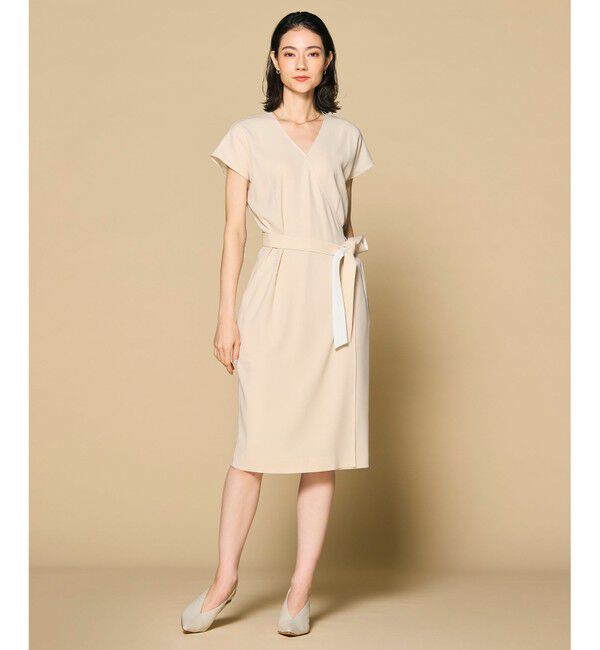 BEIGE,「CINDY / ラップワンピース」|ワンピース|