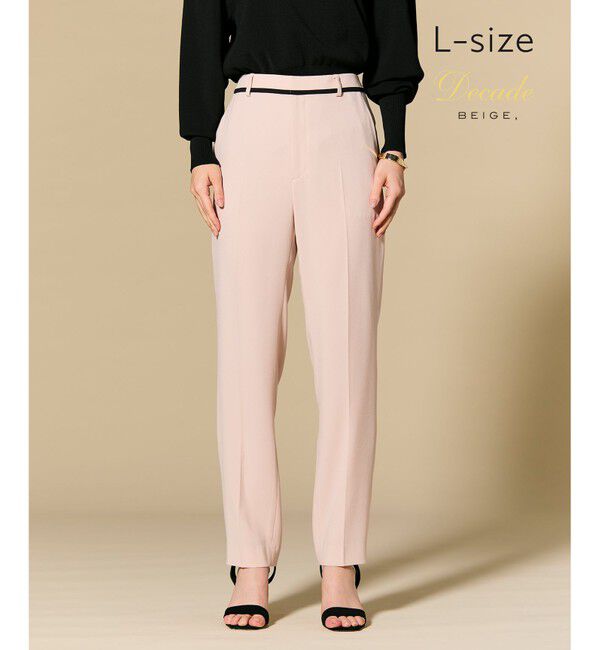 BEIGE,「【L-size・セットアップ対応】CINDY / クロップドパンツ」|その他|Nude x Black