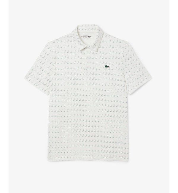 LACOSTE「グラデーションプリントウルトラドライゴルフポロシャツ」|ポロシャツ|