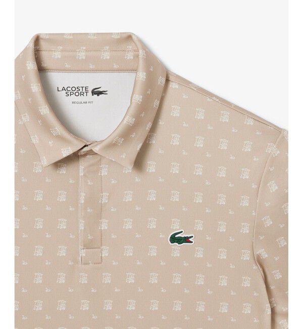 LACOSTE「グラデーションプリントウルトラドライゴルフポロシャツ」|ポロシャツ|