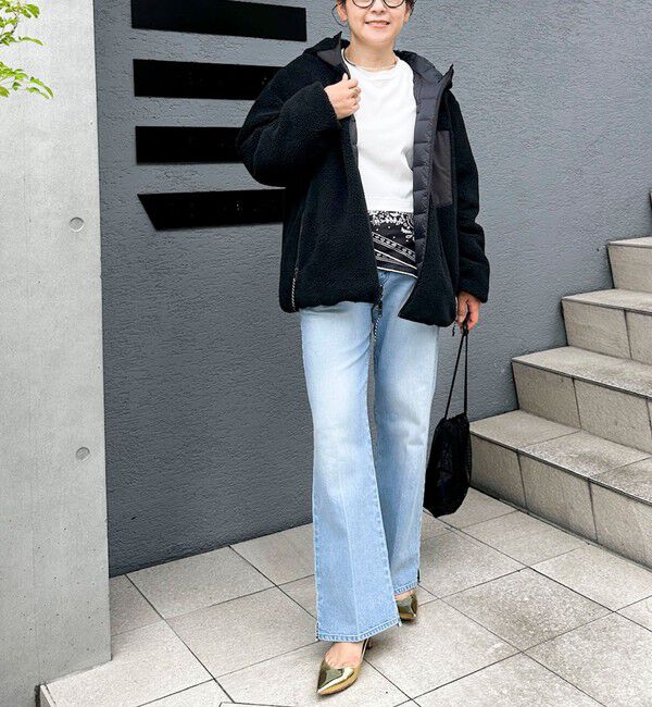 Rie Miller「《5サイズ展開》【RM denim】センタープレス裾デザインデニム」|デニム|